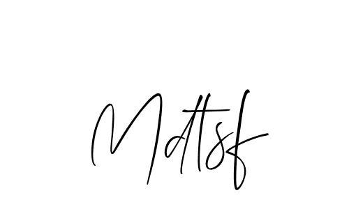 Also You can easily find your signature by using the search form. We will create Mdtsf name handwritten signature images for you free of cost using Allison_Script sign style. Mdtsf signature style 2 images and pictures png