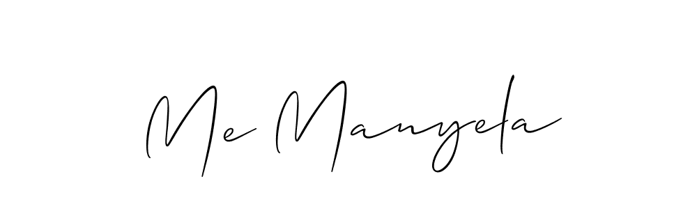 Also we have Me Manyela name is the best signature style. Create professional handwritten signature collection using Allison_Script autograph style. Me Manyela signature style 2 images and pictures png