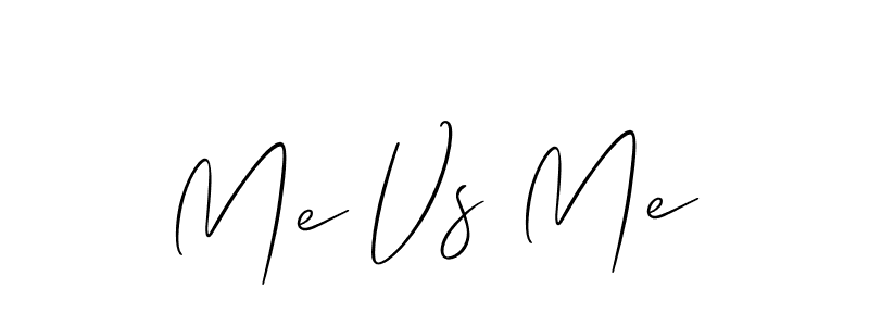 Use a signature maker to create a handwritten signature online. With this signature software, you can design (Allison_Script) your own signature for name Me Vs Me. Me Vs Me signature style 2 images and pictures png