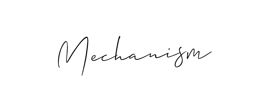 Mechanism stylish signature style. Best Handwritten Sign (Allison_Script) for my name. Handwritten Signature Collection Ideas for my name Mechanism. Mechanism signature style 2 images and pictures png