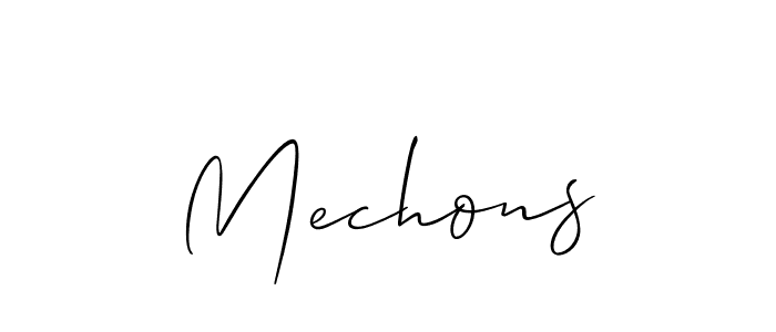 Also You can easily find your signature by using the search form. We will create Mechons name handwritten signature images for you free of cost using Allison_Script sign style. Mechons signature style 2 images and pictures png