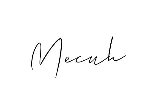 Similarly Allison_Script is the best handwritten signature design. Signature creator online .You can use it as an online autograph creator for name Mecuh. Mecuh signature style 2 images and pictures png