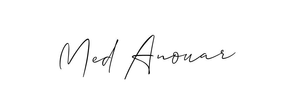 Best and Professional Signature Style for Med Anouar. Allison_Script Best Signature Style Collection. Med Anouar signature style 2 images and pictures png