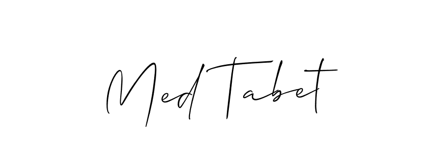 You can use this online signature creator to create a handwritten signature for the name Med Tabet. This is the best online autograph maker. Med Tabet signature style 2 images and pictures png