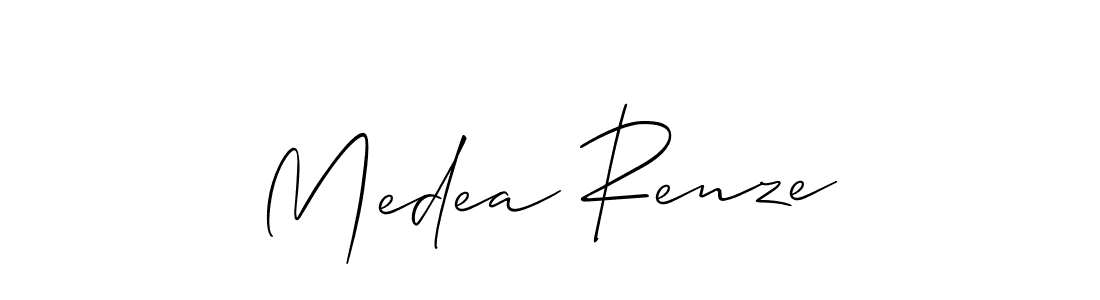 Best and Professional Signature Style for Medea Renze. Allison_Script Best Signature Style Collection. Medea Renze signature style 2 images and pictures png