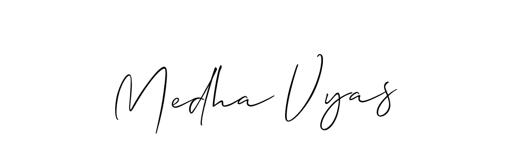 Best and Professional Signature Style for Medha Vyas. Allison_Script Best Signature Style Collection. Medha Vyas signature style 2 images and pictures png