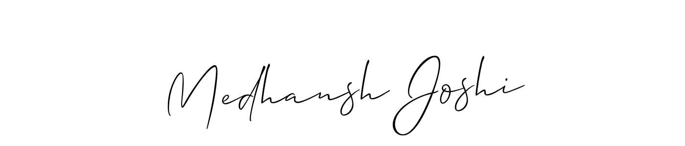 Check out images of Autograph of Medhansh Joshi name. Actor Medhansh Joshi Signature Style. Allison_Script is a professional sign style online. Medhansh Joshi signature style 2 images and pictures png