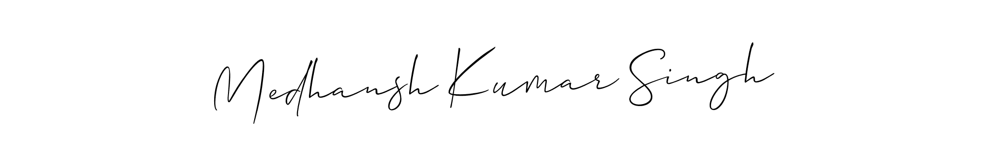 Make a beautiful signature design for name Medhansh Kumar Singh. Use this online signature maker to create a handwritten signature for free. Medhansh Kumar Singh signature style 2 images and pictures png