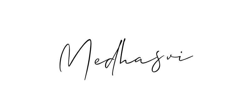 Best and Professional Signature Style for Medhasvi. Allison_Script Best Signature Style Collection. Medhasvi signature style 2 images and pictures png