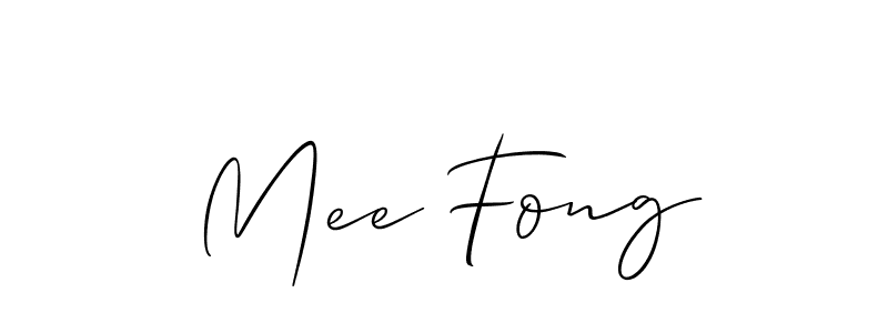 Make a beautiful signature design for name Mee Fong. Use this online signature maker to create a handwritten signature for free. Mee Fong signature style 2 images and pictures png