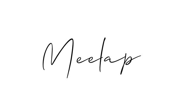 How to Draw Meelap signature style? Allison_Script is a latest design signature styles for name Meelap. Meelap signature style 2 images and pictures png