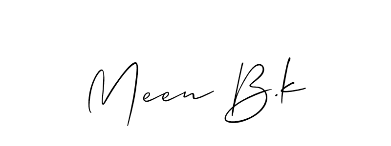 You can use this online signature creator to create a handwritten signature for the name Meen B.k. This is the best online autograph maker. Meen B.k signature style 2 images and pictures png