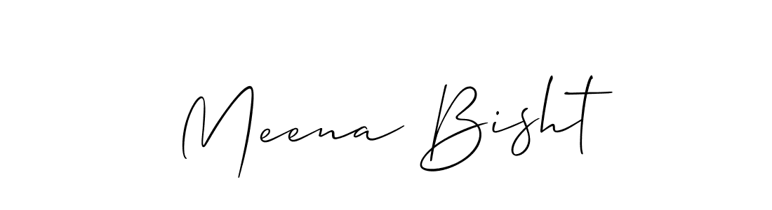 This is the best signature style for the Meena Bisht name. Also you like these signature font (Allison_Script). Mix name signature. Meena Bisht signature style 2 images and pictures png