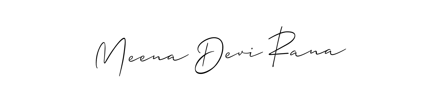 Make a beautiful signature design for name Meena Devi Rana. Use this online signature maker to create a handwritten signature for free. Meena Devi Rana signature style 2 images and pictures png