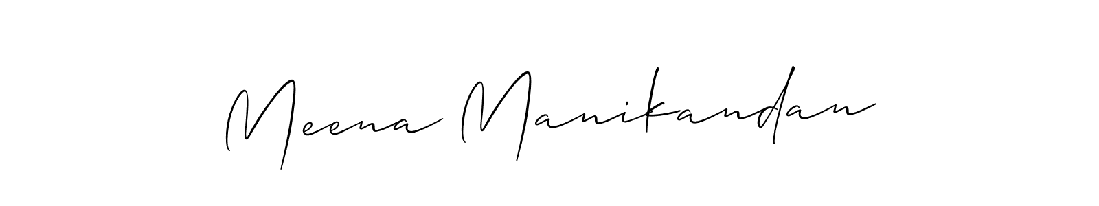 How to Draw Meena Manikandan signature style? Allison_Script is a latest design signature styles for name Meena Manikandan. Meena Manikandan signature style 2 images and pictures png