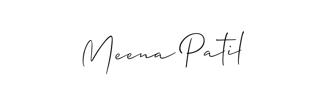Similarly Allison_Script is the best handwritten signature design. Signature creator online .You can use it as an online autograph creator for name Meena Patil. Meena Patil signature style 2 images and pictures png
