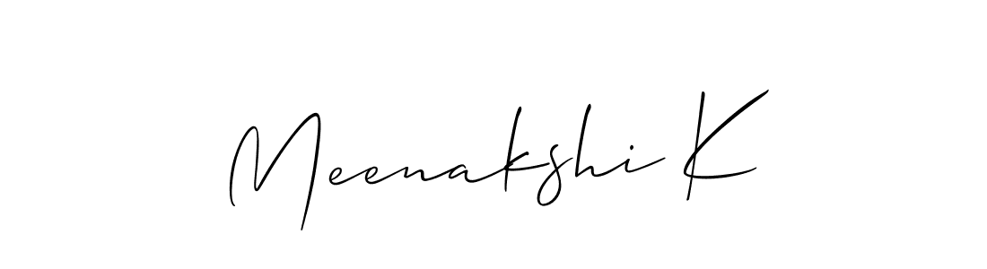 See photos of Meenakshi K official signature by Spectra . Check more albums & portfolios. Read reviews & check more about Allison_Script font. Meenakshi K signature style 2 images and pictures png