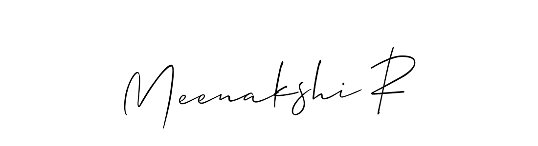 Best and Professional Signature Style for Meenakshi R. Allison_Script Best Signature Style Collection. Meenakshi R signature style 2 images and pictures png