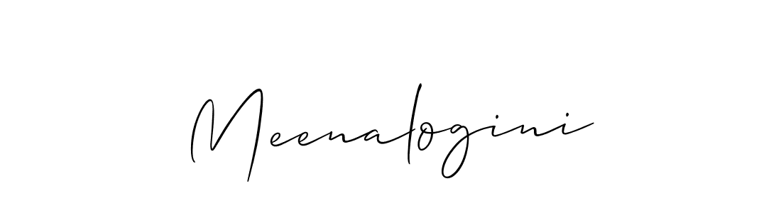 How to Draw Meenalogini signature style? Allison_Script is a latest design signature styles for name Meenalogini. Meenalogini signature style 2 images and pictures png