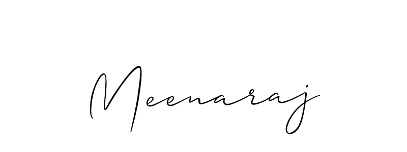 Best and Professional Signature Style for Meenaraj. Allison_Script Best Signature Style Collection. Meenaraj signature style 2 images and pictures png