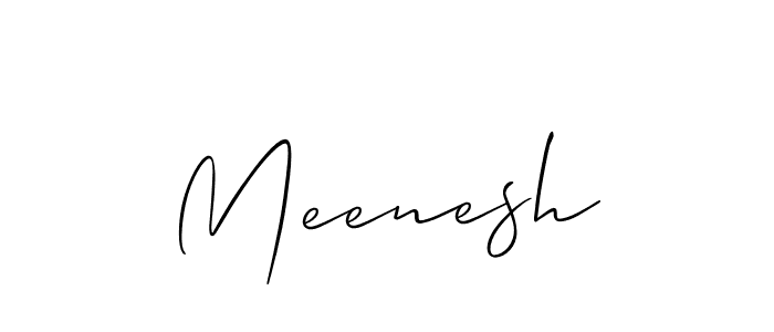 Also You can easily find your signature by using the search form. We will create Meenesh name handwritten signature images for you free of cost using Allison_Script sign style. Meenesh signature style 2 images and pictures png