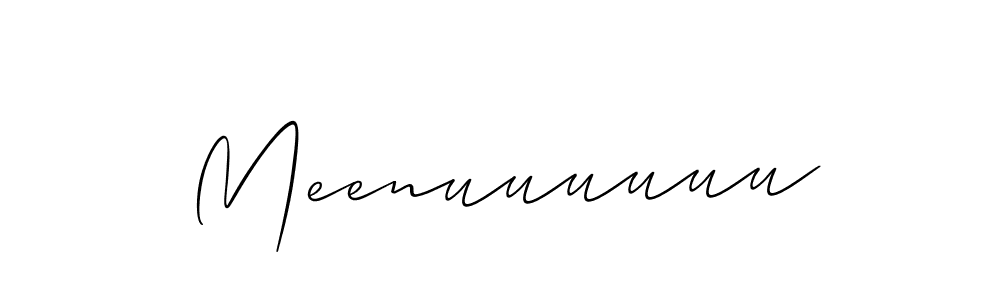 Similarly Allison_Script is the best handwritten signature design. Signature creator online .You can use it as an online autograph creator for name Meenuuuuuu. Meenuuuuuu signature style 2 images and pictures png