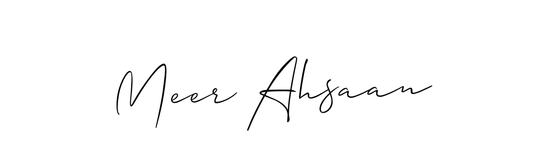 Once you've used our free online signature maker to create your best signature Allison_Script style, it's time to enjoy all of the benefits that Meer Ahsaan name signing documents. Meer Ahsaan signature style 2 images and pictures png
