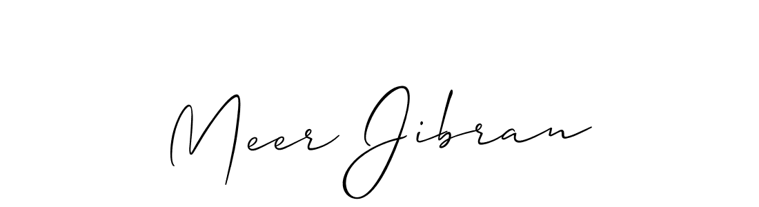 if you are searching for the best signature style for your name Meer Jibran. so please give up your signature search. here we have designed multiple signature styles  using Allison_Script. Meer Jibran signature style 2 images and pictures png