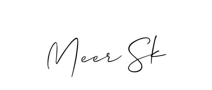 Also You can easily find your signature by using the search form. We will create Meer Sk name handwritten signature images for you free of cost using Allison_Script sign style. Meer Sk signature style 2 images and pictures png