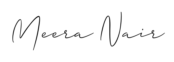 Elevate your brand with a stunning Meera Nair eSignature. The Allison_Script style provides a balanced, flowing aesthetic for everyday signing. Meera Nair signature style 2 images and pictures png