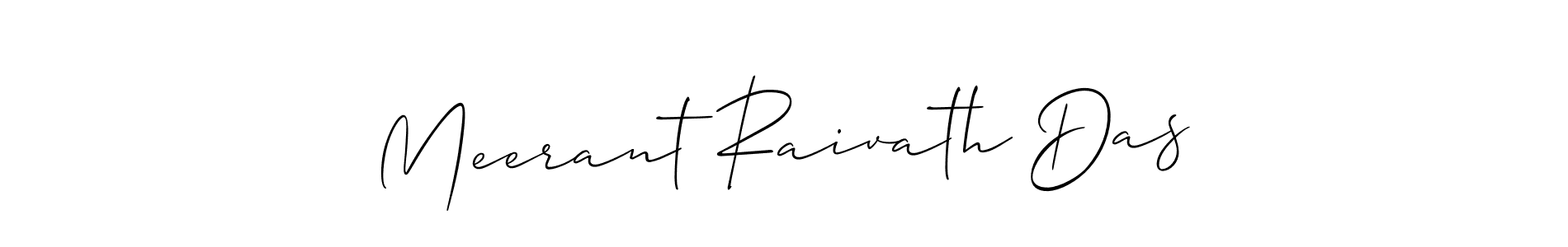 Meerant Raivath Das stylish signature style. Best Handwritten Sign (Allison_Script) for my name. Handwritten Signature Collection Ideas for my name Meerant Raivath Das. Meerant Raivath Das signature style 2 images and pictures png