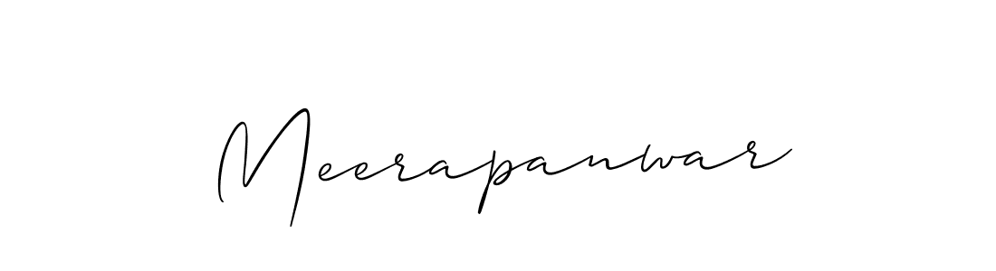 Meerapanwar stylish signature style. Best Handwritten Sign (Allison_Script) for my name. Handwritten Signature Collection Ideas for my name Meerapanwar. Meerapanwar signature style 2 images and pictures png
