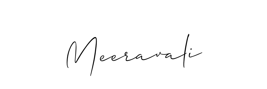 Make a beautiful signature design for name Meeravali. With this signature (Allison_Script) style, you can create a handwritten signature for free. Meeravali signature style 2 images and pictures png
