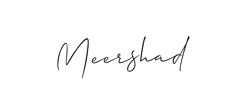 Make a beautiful signature design for name Meershad. Use this online signature maker to create a handwritten signature for free. Meershad signature style 2 images and pictures png