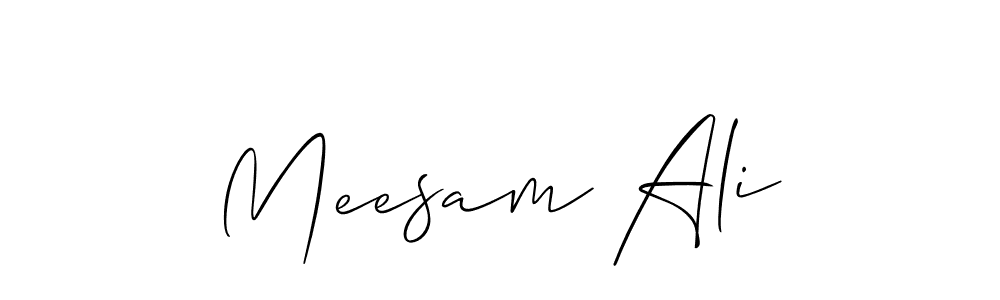 Similarly Allison_Script is the best handwritten signature design. Signature creator online .You can use it as an online autograph creator for name Meesam Ali. Meesam Ali signature style 2 images and pictures png