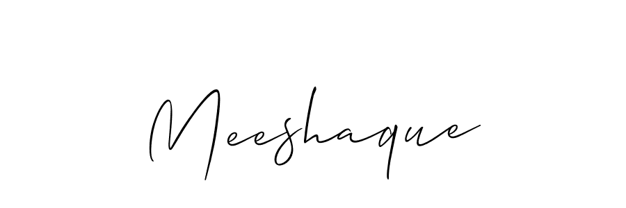 You can use this online signature creator to create a handwritten signature for the name Meeshaque. This is the best online autograph maker. Meeshaque signature style 2 images and pictures png