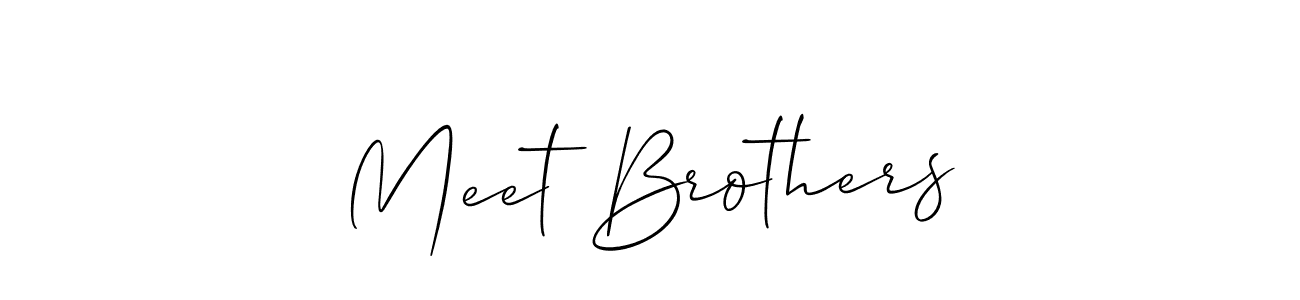 You can use this online signature creator to create a handwritten signature for the name Meet Brothers. This is the best online autograph maker. Meet Brothers signature style 2 images and pictures png