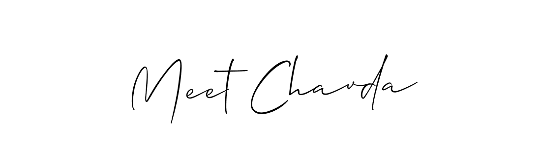 You can use this online signature creator to create a handwritten signature for the name Meet Chavda. This is the best online autograph maker. Meet Chavda signature style 2 images and pictures png