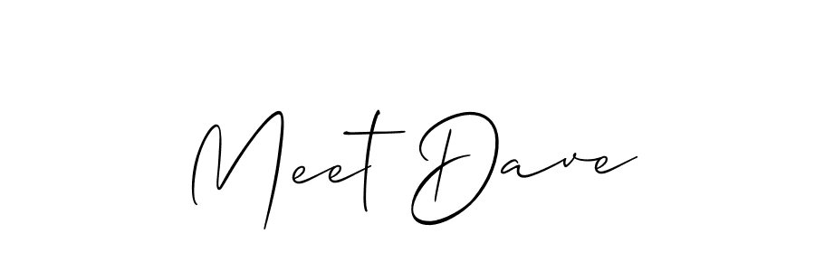 How to Draw Meet Dave signature style? Allison_Script is a latest design signature styles for name Meet Dave. Meet Dave signature style 2 images and pictures png