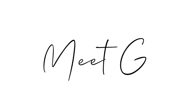 Make a beautiful signature design for name Meet G. Use this online signature maker to create a handwritten signature for free. Meet G signature style 2 images and pictures png