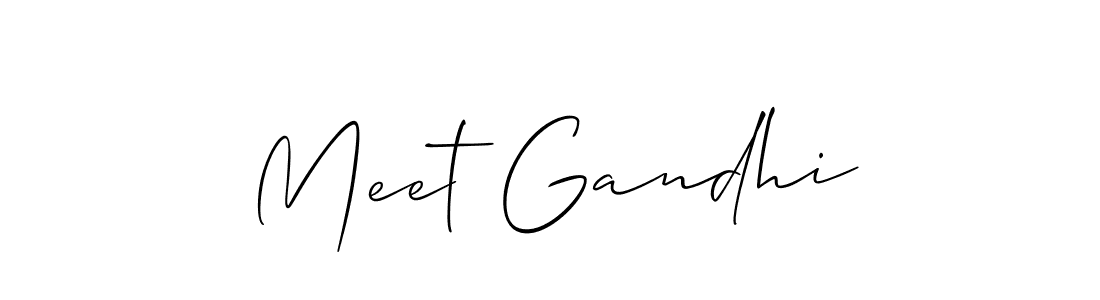 Once you've used our free online signature maker to create your best signature Allison_Script style, it's time to enjoy all of the benefits that Meet Gandhi name signing documents. Meet Gandhi signature style 2 images and pictures png