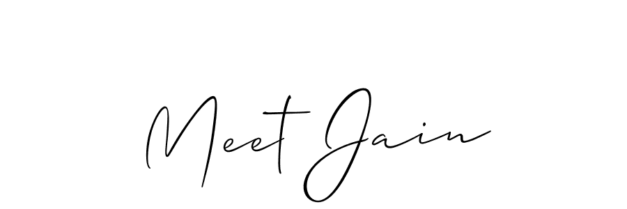 Make a short Meet Jain signature style. Manage your documents anywhere anytime using Allison_Script. Create and add eSignatures, submit forms, share and send files easily. Meet Jain signature style 2 images and pictures png