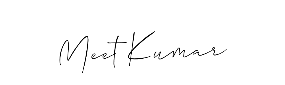 How to Draw Meet Kumar signature style? Allison_Script is a latest design signature styles for name Meet Kumar. Meet Kumar signature style 2 images and pictures png