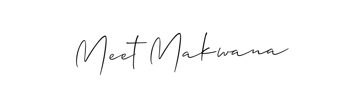 This is the best signature style for the Meet Makwana name. Also you like these signature font (Allison_Script). Mix name signature. Meet Makwana signature style 2 images and pictures png