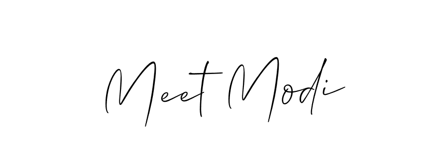 Allison_Script is a professional signature style that is perfect for those who want to add a touch of class to their signature. It is also a great choice for those who want to make their signature more unique. Get Meet Modi name to fancy signature for free. Meet Modi signature style 2 images and pictures png