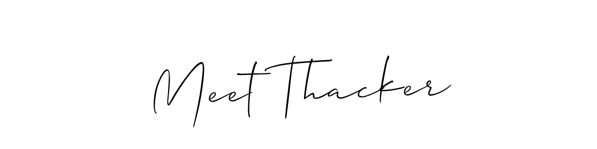 See photos of Meet Thacker official signature by Spectra . Check more albums & portfolios. Read reviews & check more about Allison_Script font. Meet Thacker signature style 2 images and pictures png