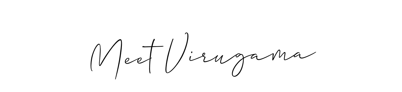 Best and Professional Signature Style for Meet Virugama. Allison_Script Best Signature Style Collection. Meet Virugama signature style 2 images and pictures png