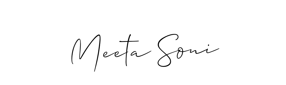 See photos of Meeta Soni official signature by Spectra . Check more albums & portfolios. Read reviews & check more about Allison_Script font. Meeta Soni signature style 2 images and pictures png