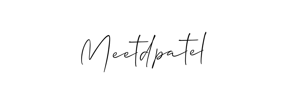 Once you've used our free online signature maker to create your best signature Allison_Script style, it's time to enjoy all of the benefits that Meetdpatel name signing documents. Meetdpatel signature style 2 images and pictures png