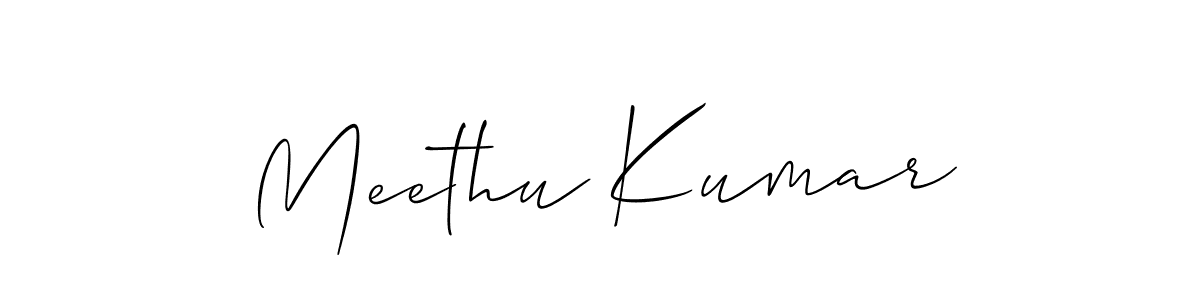 Make a beautiful signature design for name Meethu Kumar. Use this online signature maker to create a handwritten signature for free. Meethu Kumar signature style 2 images and pictures png